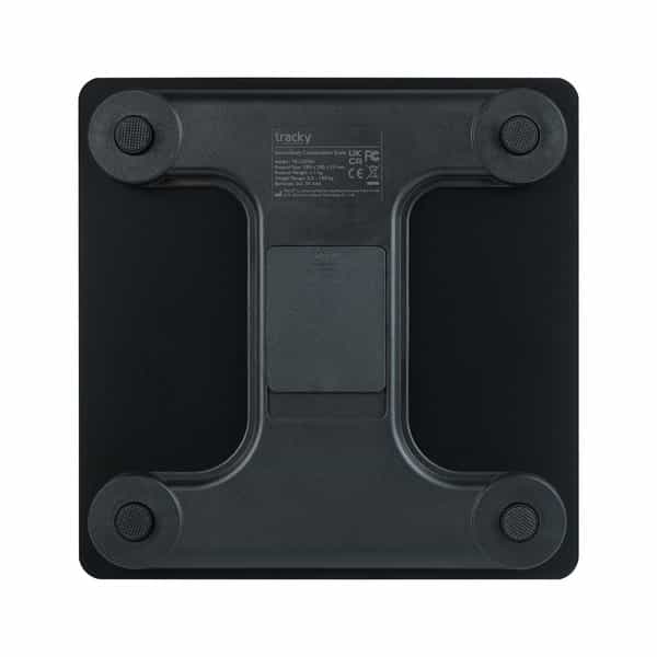 Tracky 4 Electrode Weighing Scale | Sync 13 Body Metrics Via App | Smart Bmi & Body Fat Analyzer