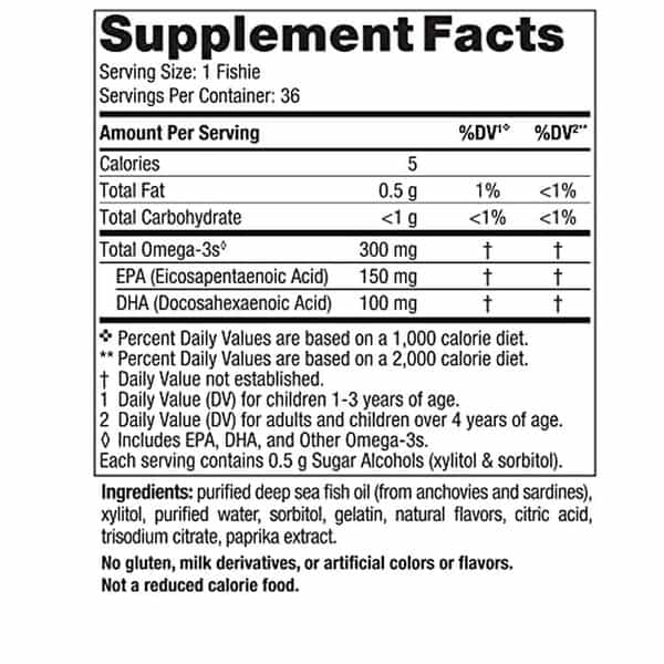 Nordic Naturals Zero Sugar 300 Mg Omega 3 Epa & Dha Fish Oil For Kids Tutti Frutti 36 Gummy