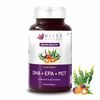 Bliss Welness Vegan Omega 3 Dha Epa Mct 1000Mg Algae Oil - 60 Vegetarian Capsules