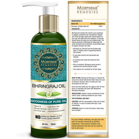 Morpheme Remedies Pure Bhringraj Hair Oil 200ml
