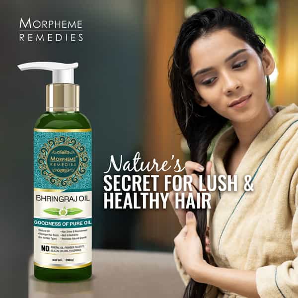 Morpheme Remedies Pure Bhringraj Hair Oil 200Ml