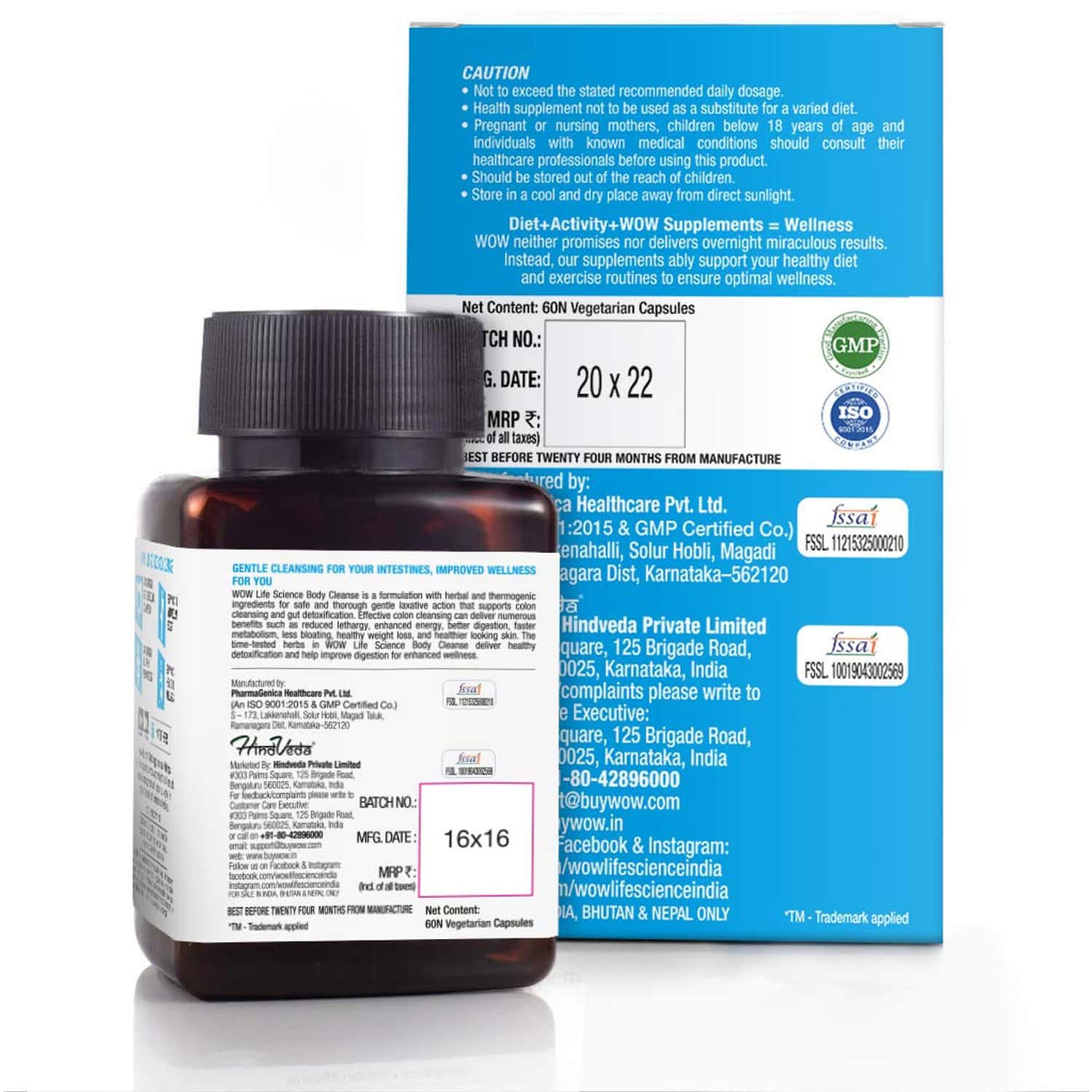 Buy WOW LIFE SCIENCE BODY CLEANSE, 60 CAPSULES Online & Get Upto 60