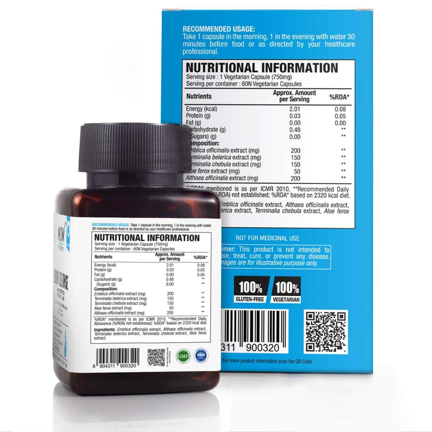 Buy WOW LIFE SCIENCE BODY CLEANSE, 60 CAPSULES Online & Get Upto 60