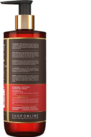 Khadi Natural Hibiscus & Aloevera Hair Cleanser With Reetha & Amla - Powered Botanics 310 Ml