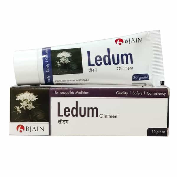 Bjain Ledum Ointment For Insect Bites . Minor Swelling & Skin Irritation - 30Gm
