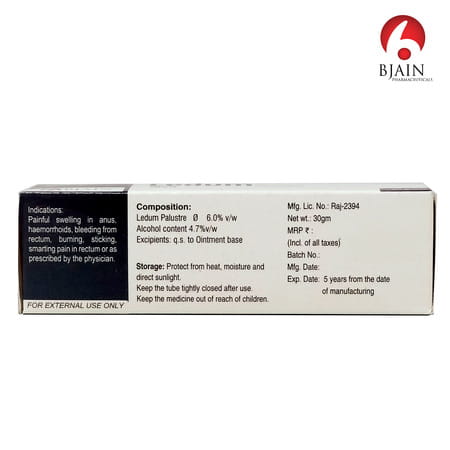 Bjain Ledum Homeopathic Ointment - 30gm