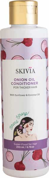 Skivia Onion Oil Conditioner With Sunflower & Coconut Oil - Protects From Damage (200 Ml)
