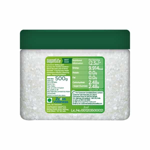 Sugarlite Vanilla Sweetener Powder Jar Of 500 G