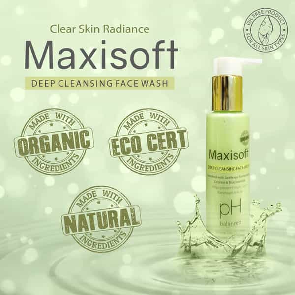 Maxisoft Deep Cleansing Face Wash (100 Ml - Pack Of 3)