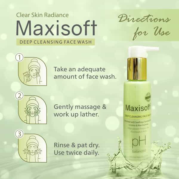 Maxisoft Deep Cleansing Face Wash (100 Ml - Pack Of 3)