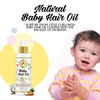 Mom & World Baby Hair Oil With Organic & Coldpressed Natural Oil For Kids 200 Ml