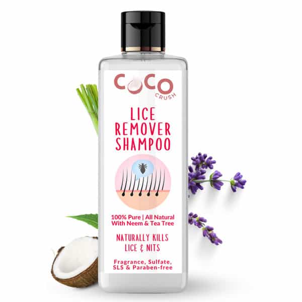 Coco Crush Ayurvedic Anti Lice Shampoo | Kills Lice/Eggs/Nits | 100% Naturally - 200Ml