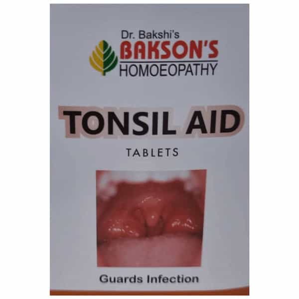 Baksons Homoeopathy Tonsil Aid Paediatric Tablet 25 No's