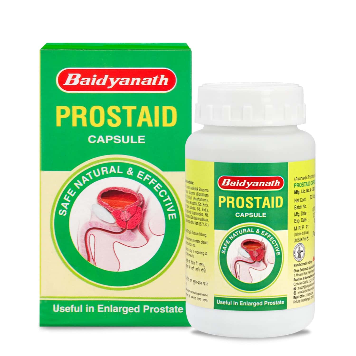 Baidyanath Prostaid Capsule - 60n
