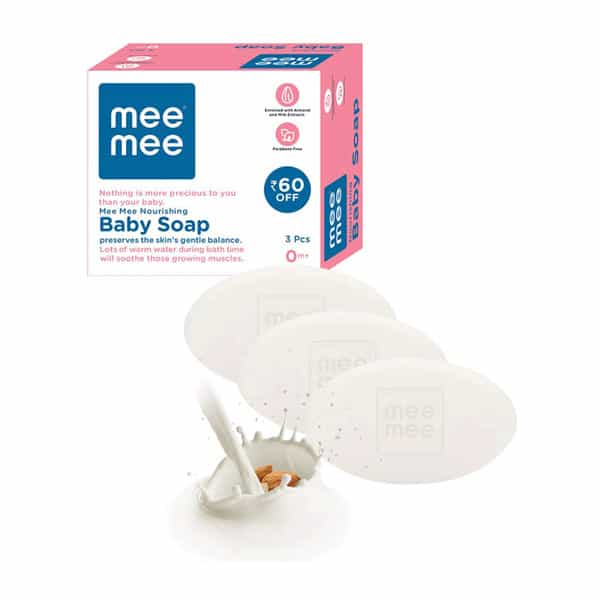 Mee Mee Nourishing Baby Wellness Soap - Pack Of 3