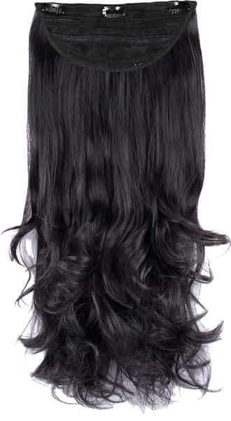 Streak Street Clip-In 24" Out Curl Natural Black Hair Extensions
