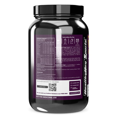 Healthyhey Sports Whey Protein Concentrate - Unflavoured - 1kg