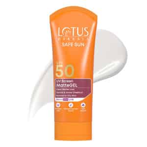 Lotus Herbals Safe Sun Uv Screen Mattegel Pa+++ Spf-50 100 Gm