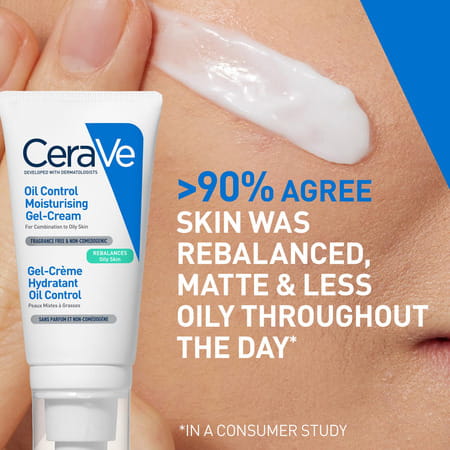 Cerave Oil Control Gel-Cream | Lightweight Moisturizer | For Oily Skin | 52Ml