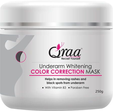 Qraa Underarm Whitening Color Correction Mask - 250 G