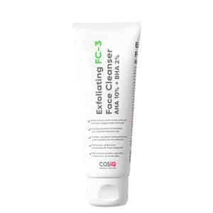 Cos-iq Exfoliating Face Wash Fc-3 Aha Glycolic Acid & Bha Salicylic Acid 2%ww | Men & Women 100 Ml