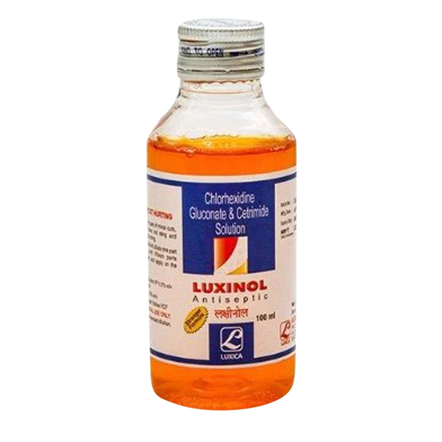 Luxinol Chlorhexidine Gluconate And Cetrimide Antiseptic Solution - 100ml