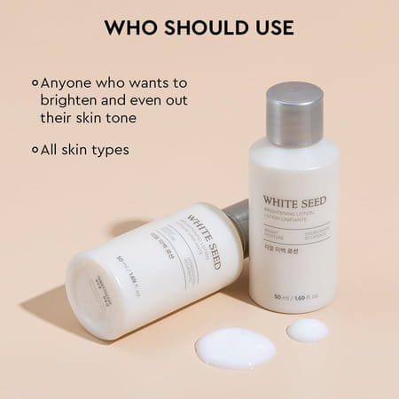The Face Shop White Seed Brightening Lotion - Korean | Niacinamide | Even Skin Tone - 50ml