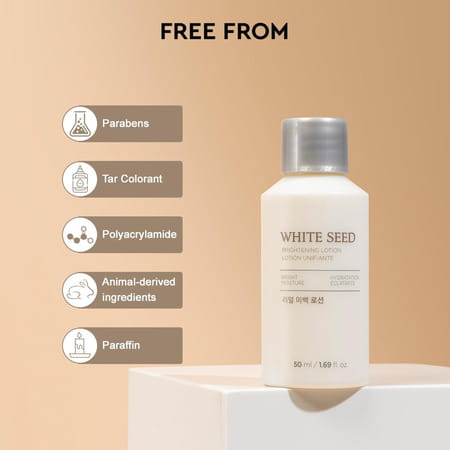 The Face Shop White Seed Brightening Lotion - Korean | Niacinamide | Even Skin Tone - 50ml