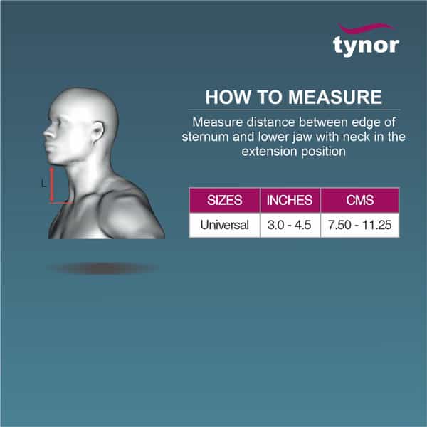 Tynor Contoured Cervical Pillow Grey Universal Size 1 Unit