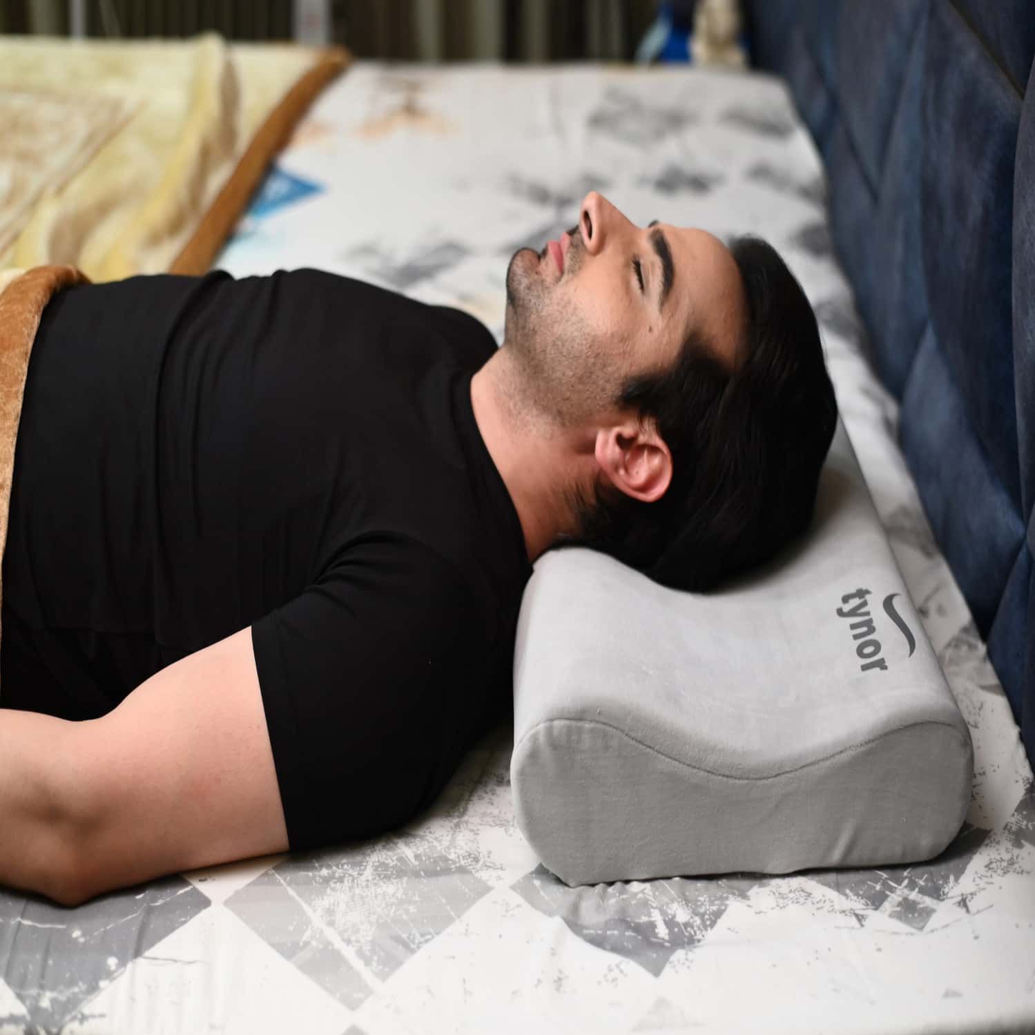 Buy TYNOR CONTOURED CERVICAL PILLOW GREY UNIVERSAL SIZE UNIT