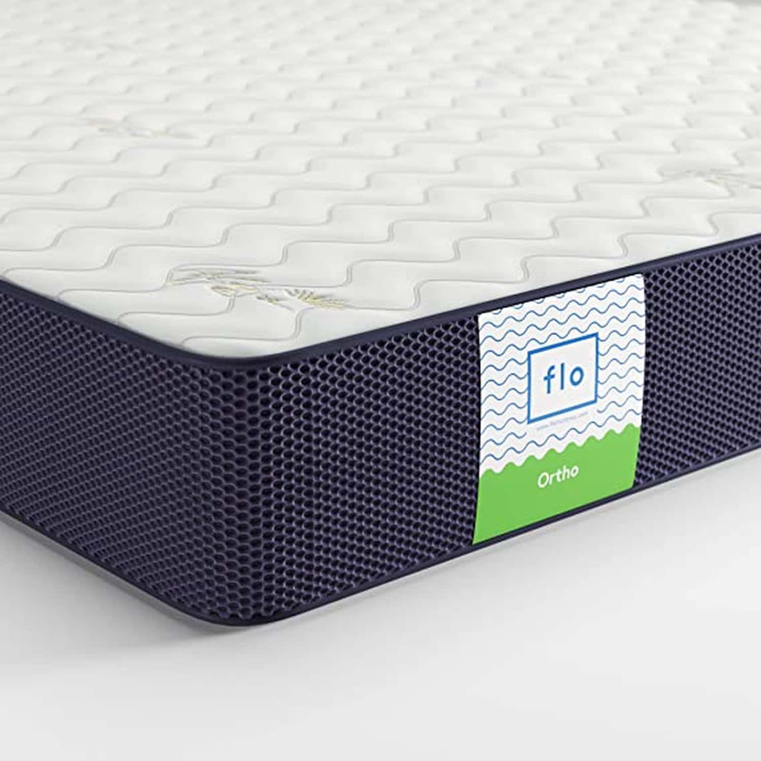 Flo Ortho Aloe Vera Gel Infused Orthopedic Foam Mattress, Medium