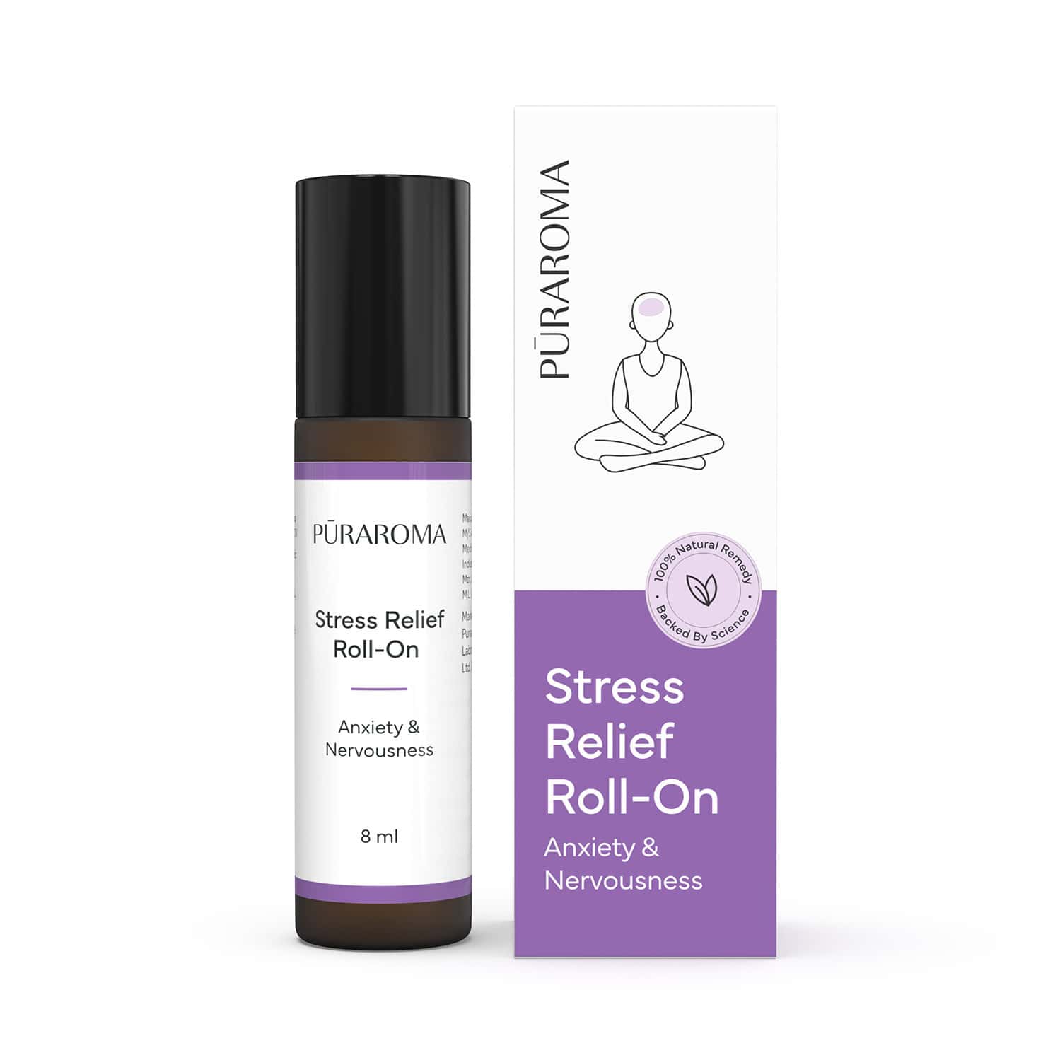 Puraroma Stress Relief Roll On - 8 Ml