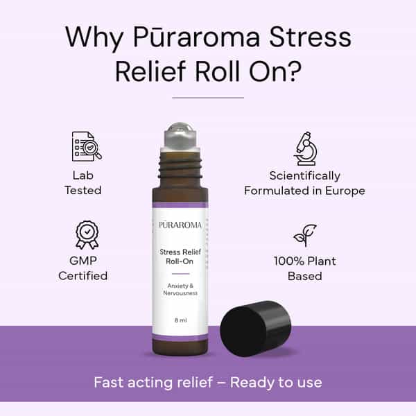 Puraroma Stress Relief Roll On - 8 Ml