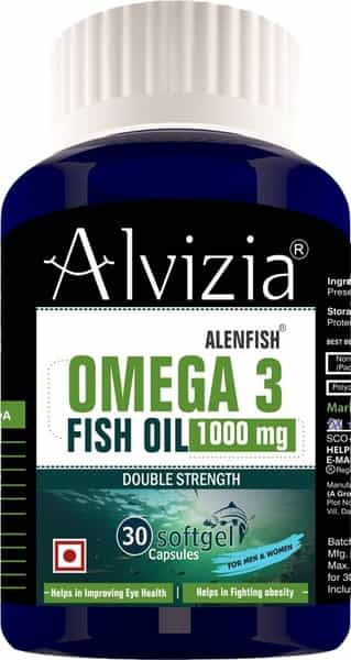Alvizia 1000Mg Fish Oil Capsules Bottle Of 30