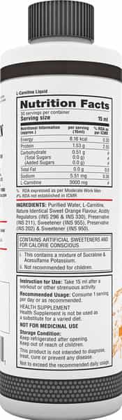 Labrada L-Carnitine Liquid - 450Ml Sweet Orange