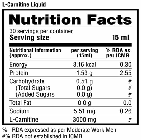 Labrada L-Carnitine Liquid - 450Ml Sweet Orange
