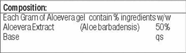 Ayur Champ Herbo Aloevera Gel - 50G Pack Of 4