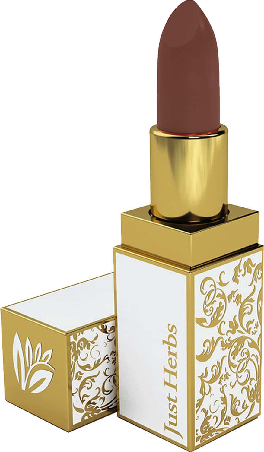 Buy JUST HERBS HERB ENRICHED AYURVEDIC LIPSTICK (MOCHA BROWN SHADE NO