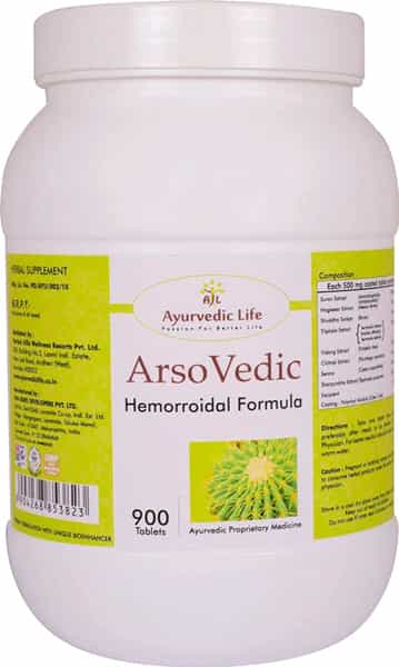 Al-Ayurvedic Life Arsovedic - 900 Tablets Pack Of 4