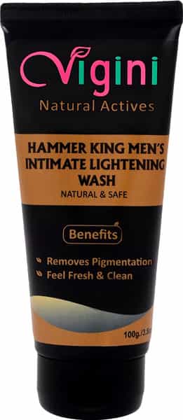 Vigini Hammer King Intimate Lightening Whitening Brightening Deodrant Anti Itching Gel Wash Men