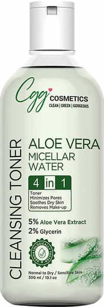 Cgg Cosmetics Aloe Vera Micellar Water - 4 In 1- 300Ml