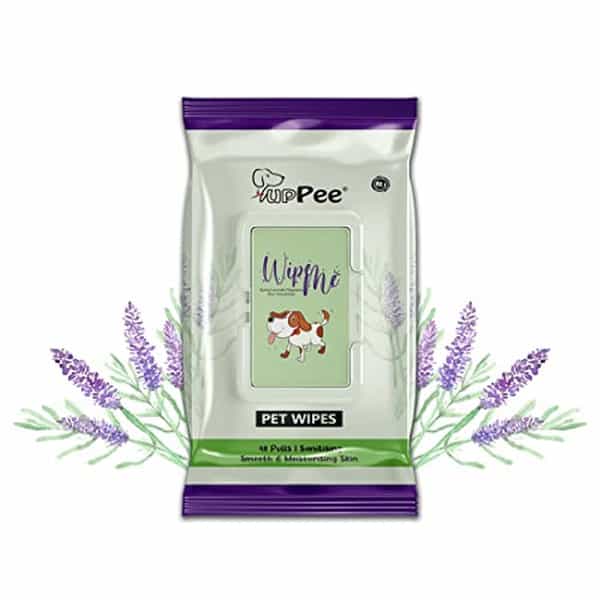 Puppee Wipe Me 240Pcs Pet Wet Wipes (Pack Of 5) With Lavender Essential | Vitamin E & Olive Oil