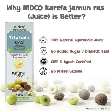 Nidco Triphal Juice 500Ml