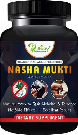 Nasha Mukti Herbal Capsules For Addiction Free Medicine -Nasha Mukti Supplement (30 Capsules)