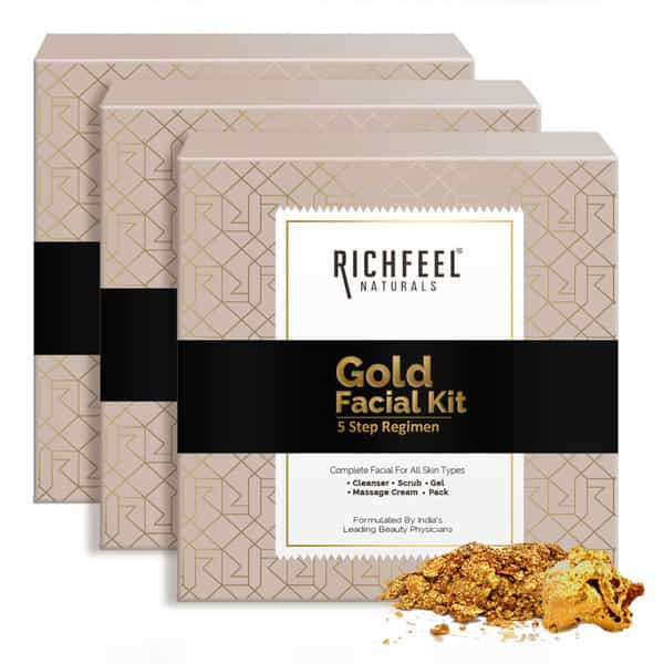 Gold Facial Kit 5X6g Pack Of 3