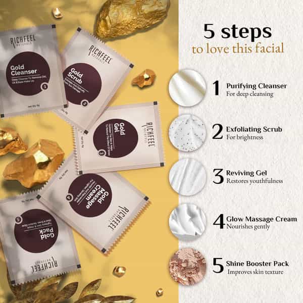 Gold Facial Kit 5X6g Pack Of 3