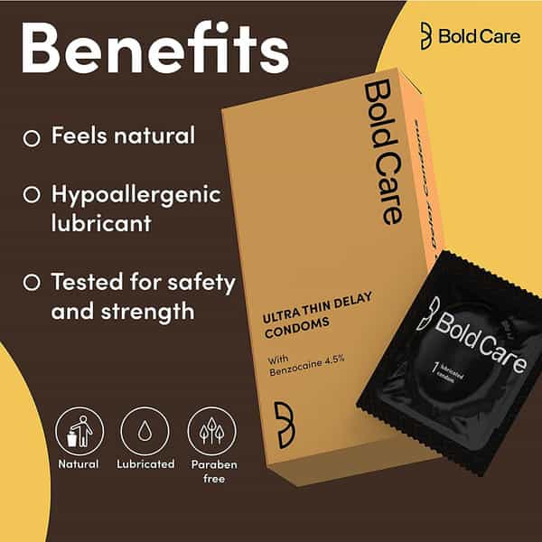 Bold Care Ultra Thin Long Last Condoms- Pack Of 10
