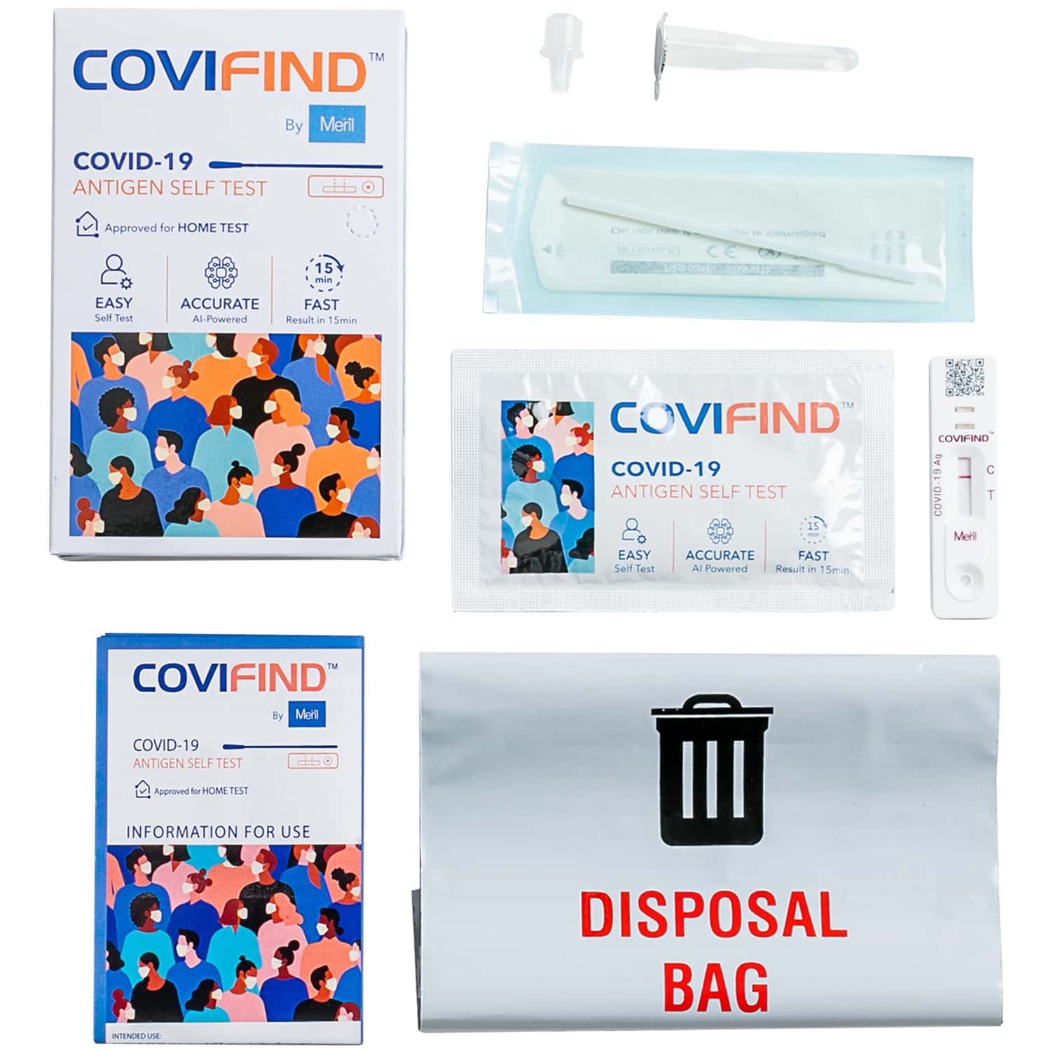 Buy Covifind Covid19 Rapid Antigen Self Test By Meril Easy Self Test