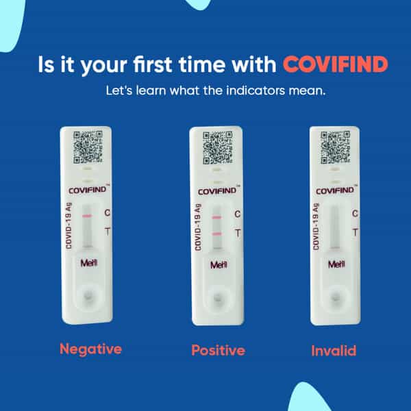 Covifind Covid-19 Rapid Antigen Self Test By Meril - Easy Self Test | Ai-Powered | Result In 15 Min