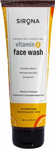 Sirona Vitamin C Face Wash For Men & Women 125 Ml
